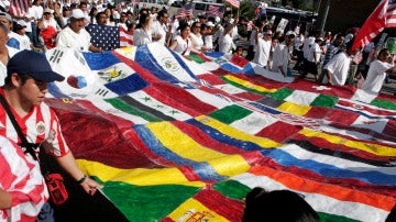 Una bandera multicultural