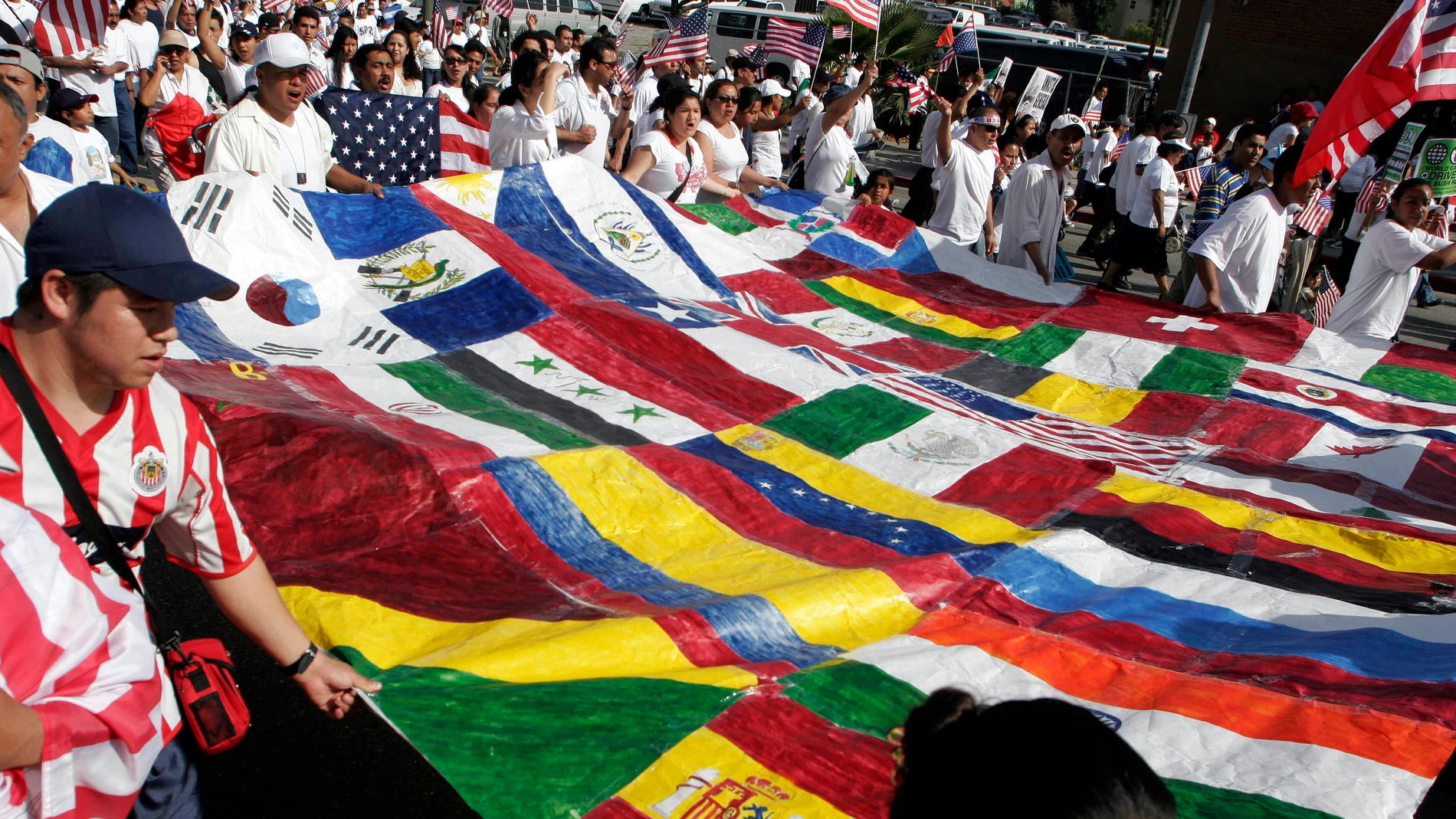 Una bandera multicultural Una bandera multicultural