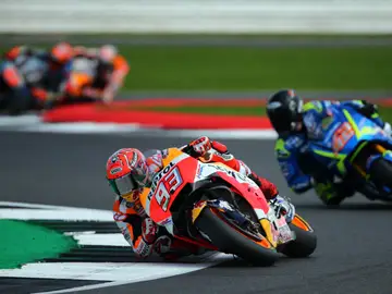 Marc Márquez en el GP de Gran Bretaña Marc Márquez en el GP de Gran Bretaña