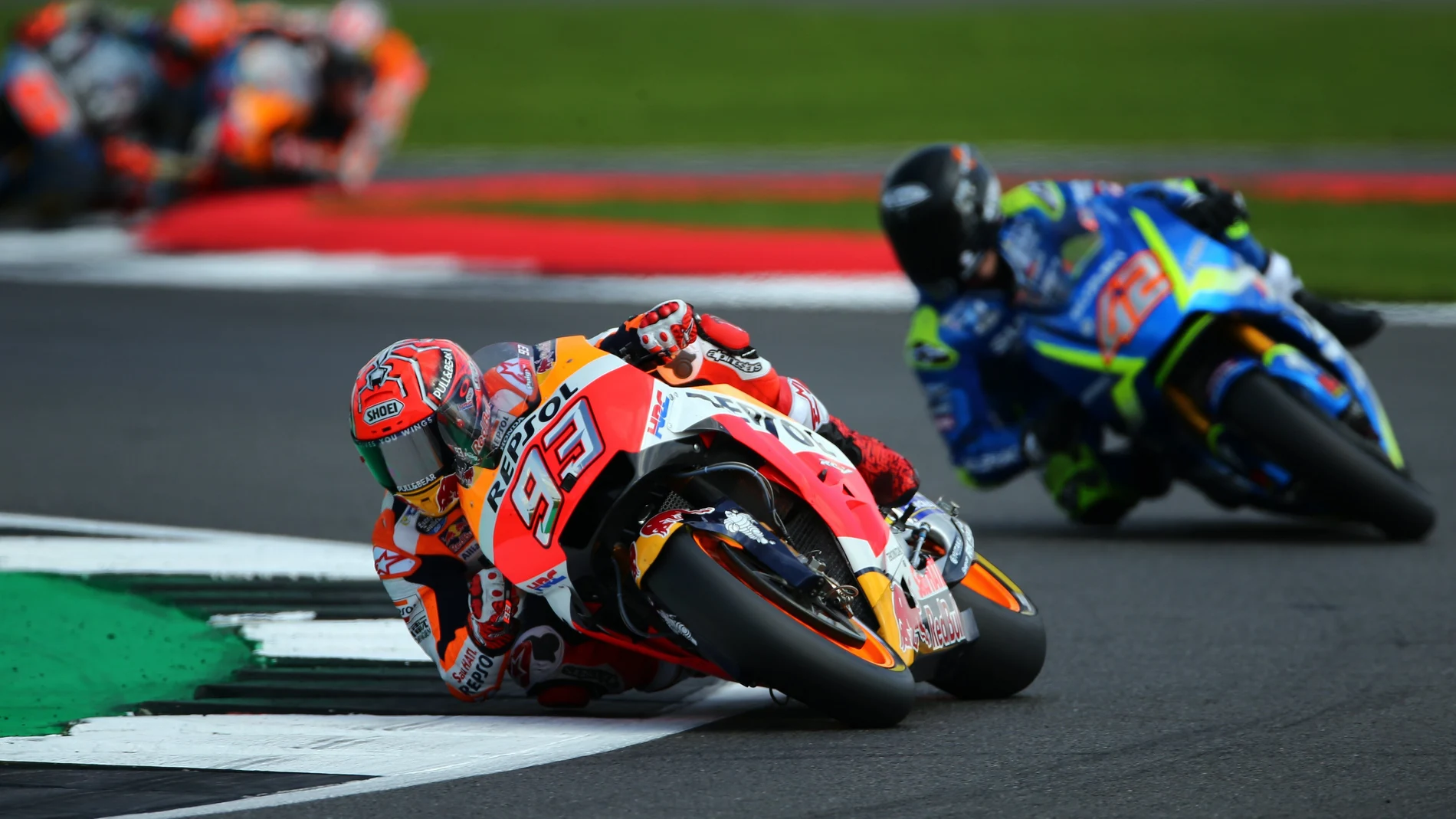 Marc Márquez en el GP de Gran Bretaña Marc Márquez en el GP de Gran Bretaña