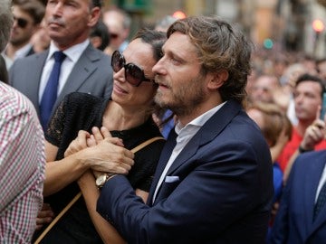 Su hija Sonia González y Juan Peña Su hija Sonia González y Juan Peña