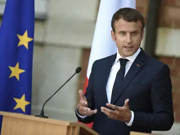 El presidente de Francia, Emmanuel Macron El presidente de Francia, Emmanuel Macron