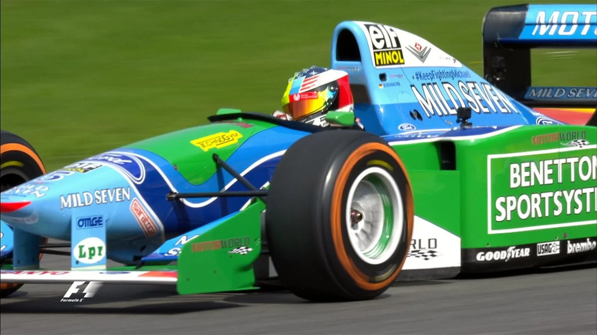 Mick Schumacher con el Benetton