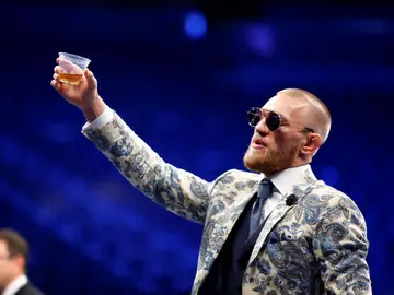 Mcgregor en la rueda de prensa Mcgregor en la rueda de prensa