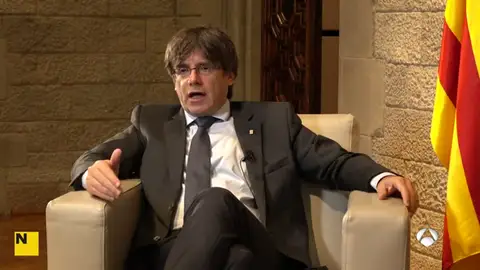 Puigdemont defiende una "transición muy dialogada pero corta" si gana el 'sí' en el referéndum Puigdemont defiende una "transición muy dialogada pero corta" si gana el 'sí' en el referéndum