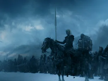 El ejército de Caminantes Blancos, a las puertas de El Muro El ejército de Caminantes Blancos, a las puertas de El Muro