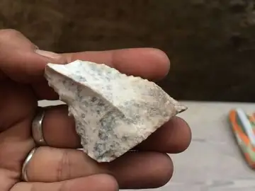 Una de las herramientas halladas en Barcelona Una de las herramientas halladas en Barcelona