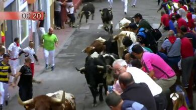 Cuatro heridos leves en el tercer encierro de San Sebastián de los Reyes 