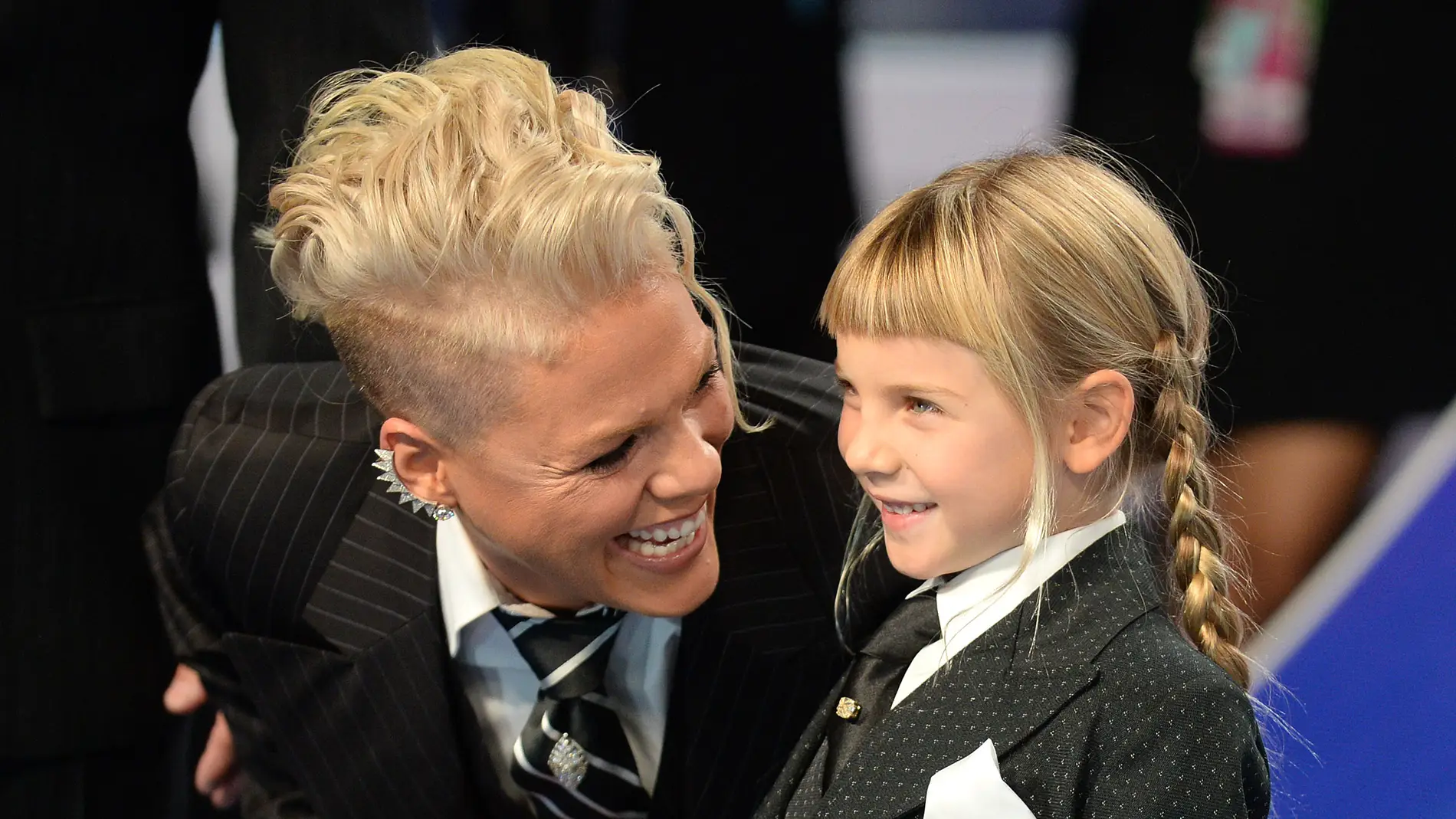 Pink junto a su hija Willow