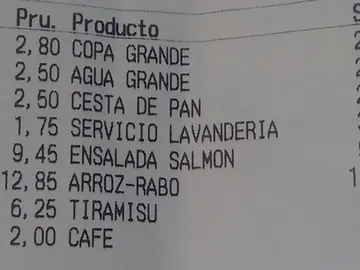 Ahí está el servicio de lavandería. Bien cobrado Ahí está el servicio de lavandería. Bien cobrado