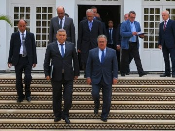 Juan Ignacio Zoido, ministro del Interior, se ha reunido en Rabat con su homólogo marroquí, Abdelouafi Laftit