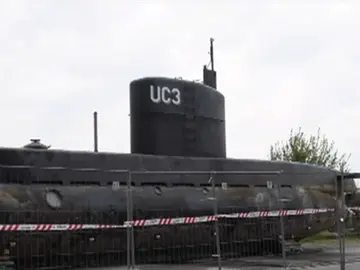 El submarino en el que viajaban la periodista Kim Wall y el inventor Peter Madsen El submarino en el que viajaban la periodista Kim Wall y el inventor Peter Madsen