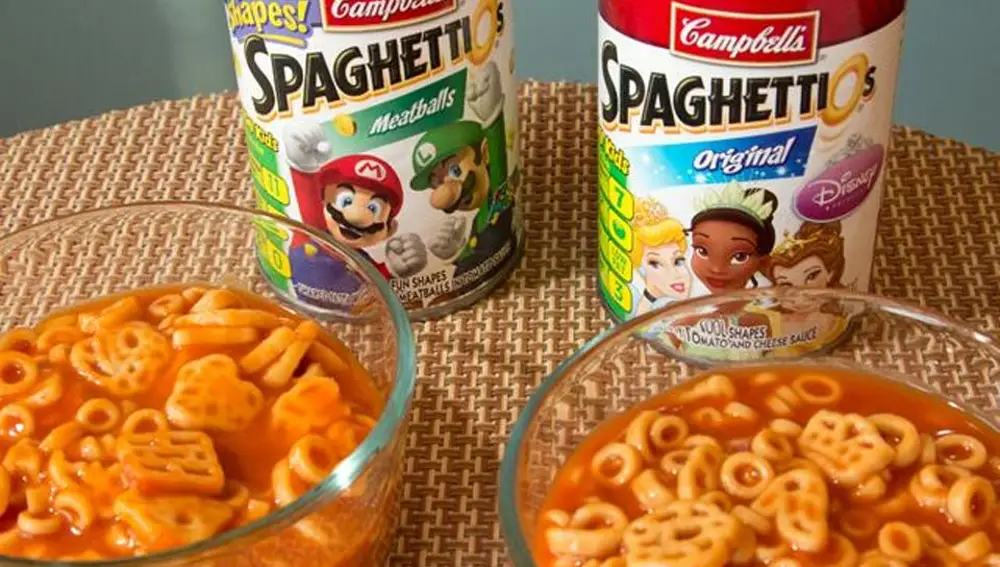 Spaguettis en lata