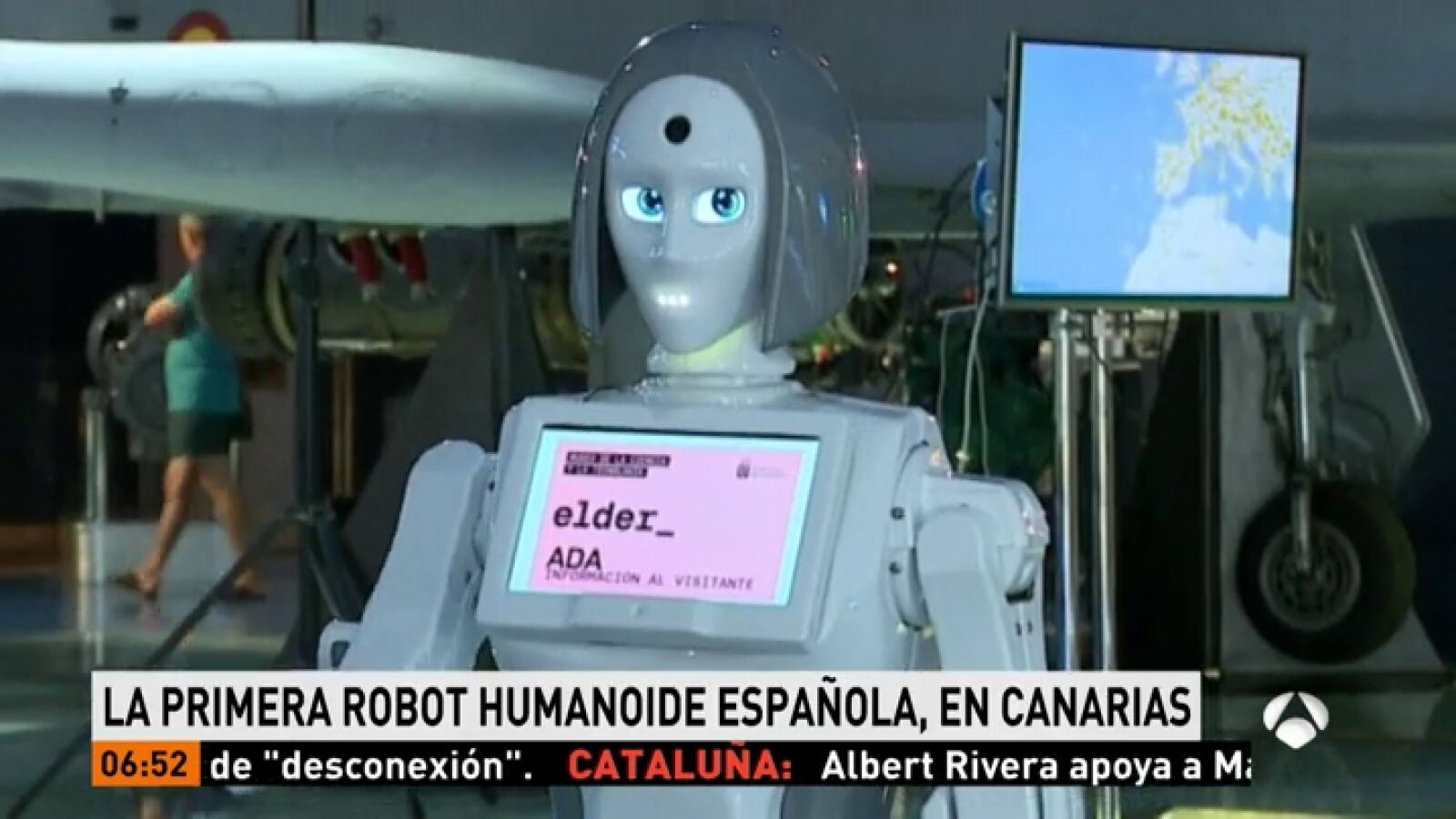 El primer robot humanoide femenino llega a España para servir de guía en un museo