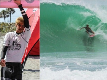 Zander Venezia, joven promesa del surf