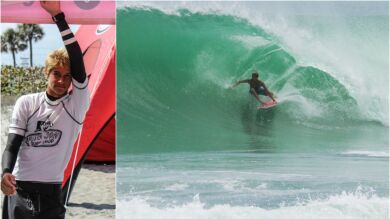 Muere la promesa del surf Zander Venezia a los 16 años tratando de coger olas en pleno huracán Irma