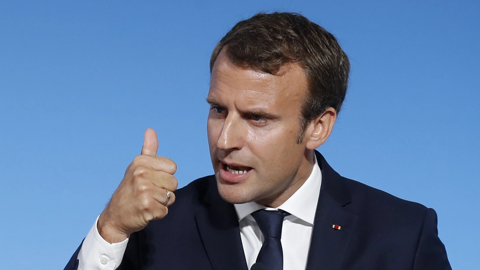 El presidente francés, Emmanuel Macron El presidente francés, Emmanuel Macron