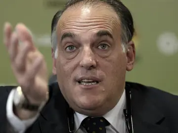 Javier Tebas durante un acto Javier Tebas durante un acto