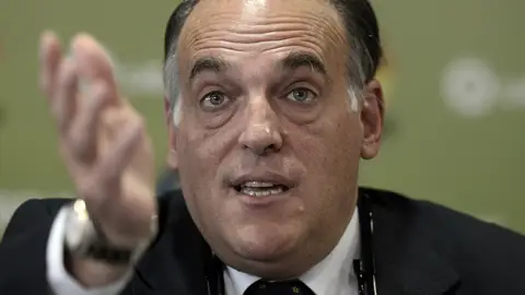 Javier Tebas durante un acto Javier Tebas durante un acto