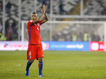 Arturo Vidal durante un partido Arturo Vidal durante un partido