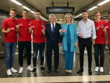 Inauguración de la estación de metro 'Estadio Metropolitano'