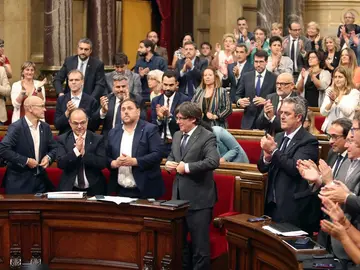 El Parlament catalán El Parlament catalán