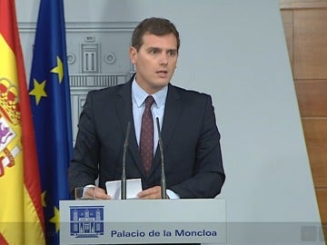 Comparecencia de Albert Rivera