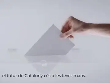 Imagen del spot del referéndum de Cataluña Imagen del spot del referéndum de Cataluña