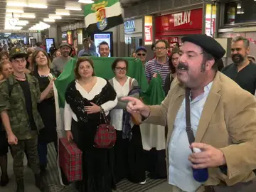 Asombro al ver trenes que funcionan Asombro al ver trenes que funcionan