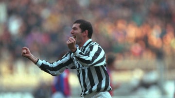 Zidane, en su primera temporada en la Juventus