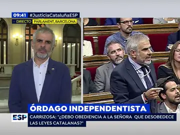 Carrizosa, portavoz de Ciudadanos: "Si ellos se saltan las leyes, ¿por qué debemos respetarlas nosotros?" Carrizosa, portavoz de Ciudadanos: "Si ellos se saltan las leyes, ¿por qué debemos respetarlas nosotros?"