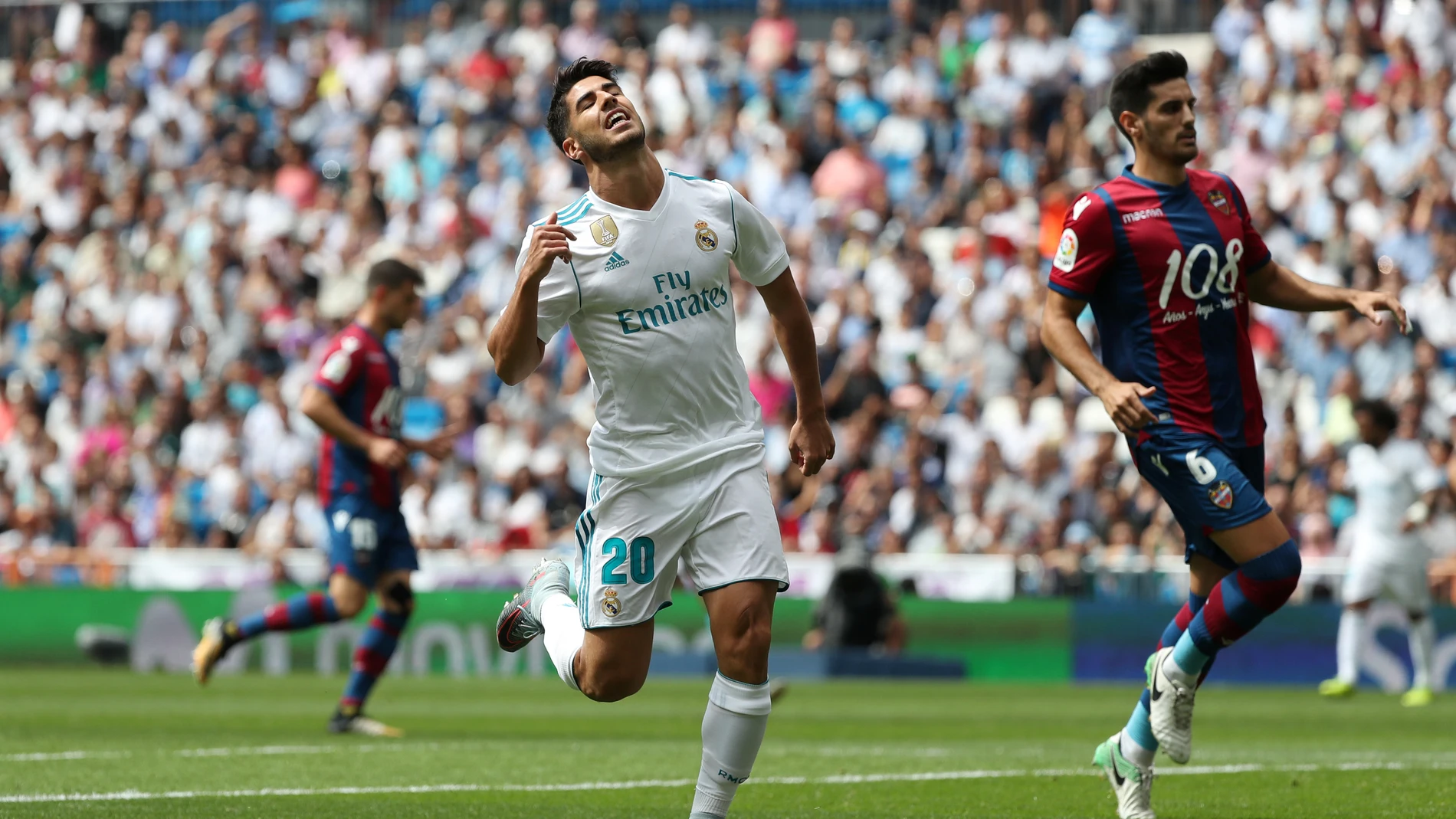 Marco Asensio se desespera en el Real Madrid - Levante Marco Asensio se desespera en el Real Madrid - Levante