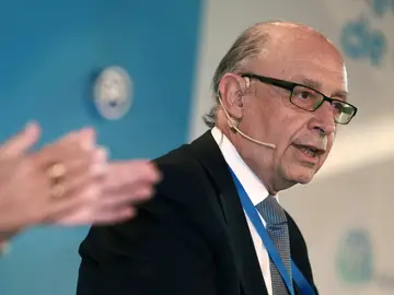 El ministro de Hacienda, Cristóbal Montoro El ministro de Hacienda, Cristóbal Montoro