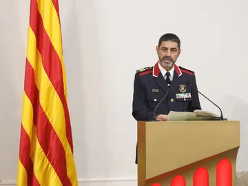 El mayor de los Mossos, Josep Lluís Trapero El mayor de los Mossos, Josep Lluís Trapero