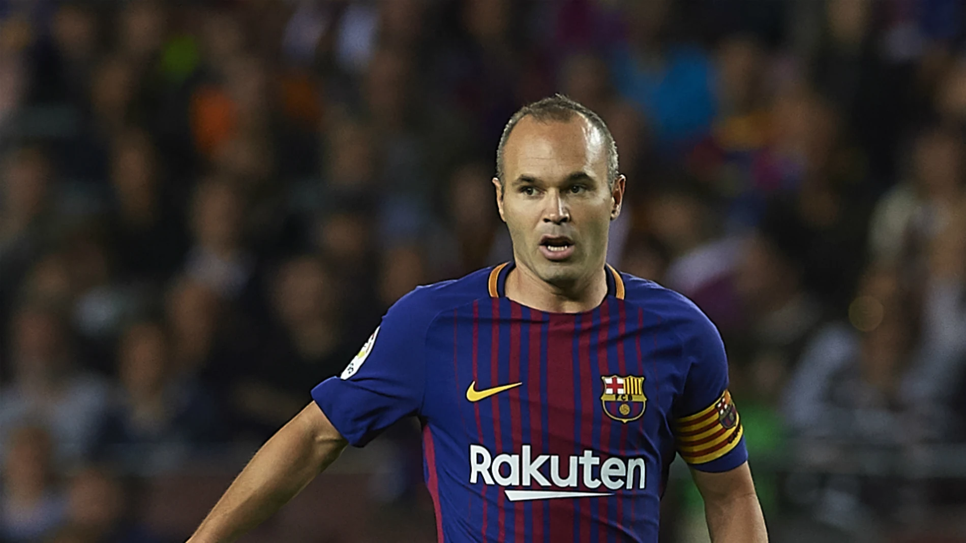 Iniesta, con el Barcelona Iniesta, con el Barcelona