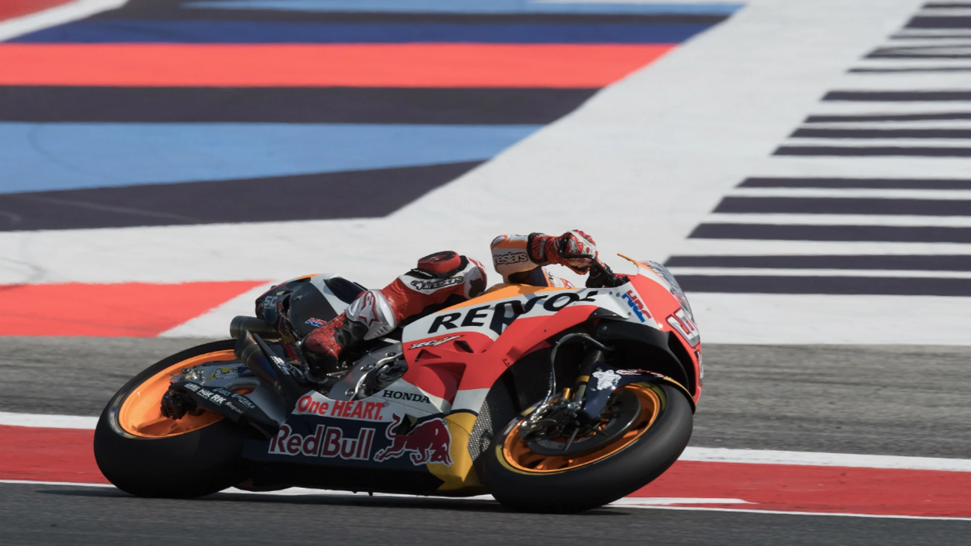 Márquez rueda con la Honda en Misano Márquez rueda con la Honda en Misano