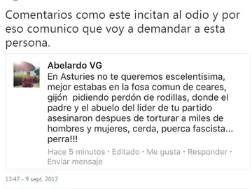 La alcaldesa anuncia en Twitter que demandará al hombre que la insultó La alcaldesa anuncia en Twitter que demandará al hombre que la insultó
