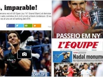 La prensa mundial se rinde a Rafa Nadal