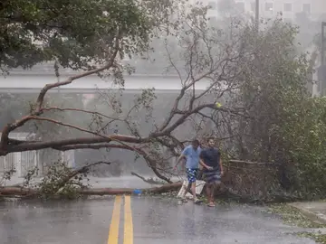 El huracán Irma se acerca a Tampa en su avance hacia el norte de Florida El huracán Irma se acerca a Tampa en su avance hacia el norte de Florida