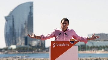 El presidente de Ciudadanos, Albert Rivera, protagoniza un acto en Barcelona con motivo de la Diada 