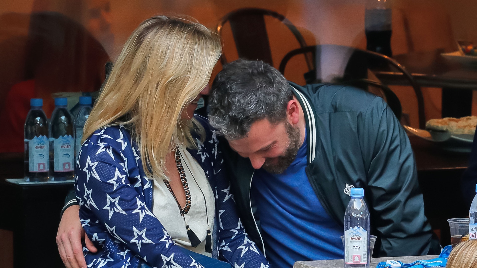 Ben Affleck disfruta con su novio Lindsay Shookus del Open USA de tenis