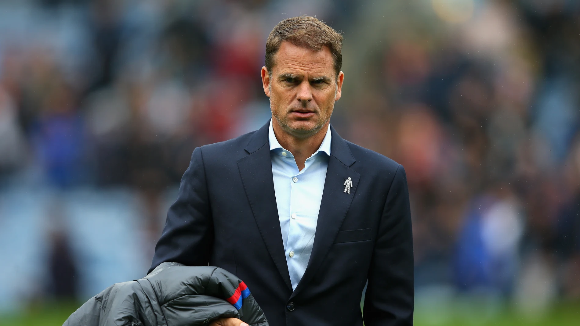 Frank de Boer, durante un partido del Crystal Palace Frank de Boer, durante un partido del Crystal Palace