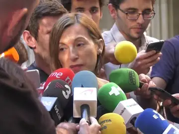 Forcadell: "Esta Diada va a expresar las ganas que tiene el pueblo catalán de decidir su futuro" Forcadell: "Esta Diada va a expresar las ganas que tiene el pueblo catalán de decidir su futuro"