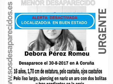 Encontrada la joven desaparecida en A Coruña Encontrada la joven desaparecida en A Coruña