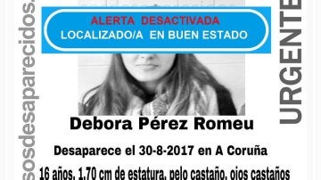 Encontrada la joven desaparecida en A Coruña