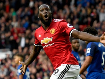 Lukaku celebra un gol