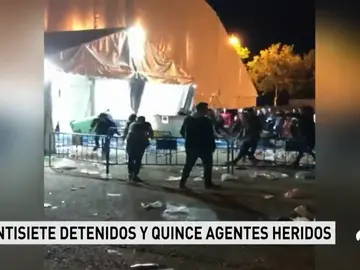 Detenidas 27 personas durante una batalla campal en las fiestas de Majadahonda Detenidas 27 personas durante una batalla campal en las fiestas de Majadahonda