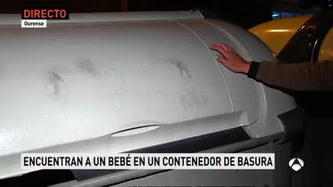 Un indigente encuentra a un bebé recién nacido en un contenedor de basura de Ourense Un indigente encuentra a un bebé recién nacido en un contenedor de basura de Ourense