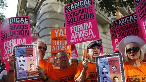 Afectados por la estafa de Fórum Filatélico y Afinsa