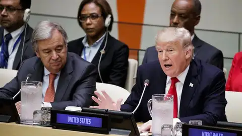 Donald Trump en la ONU Donald Trump en la ONU
